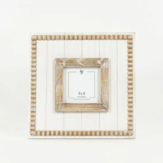 Beaded Photo Frame - 10X10X1.5