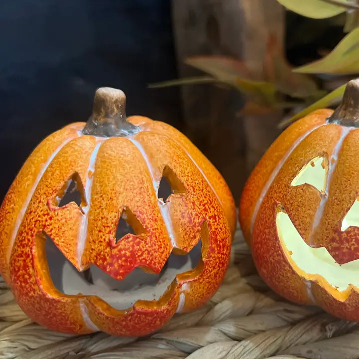 3X3 Light Up Mini Pumpkin