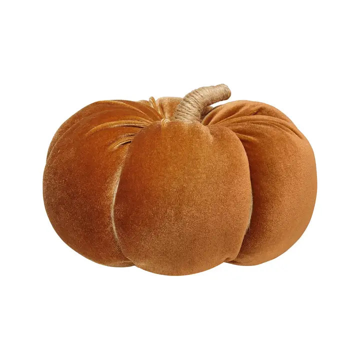 Large Caramel Velvet Pumpkin