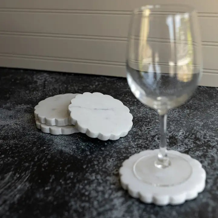 Marble Coaster Set