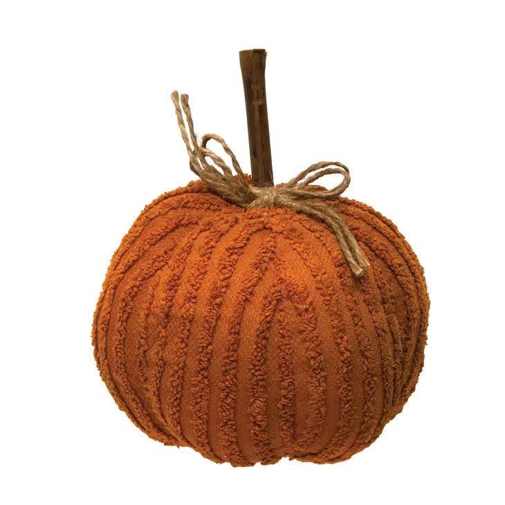 Medium Orange Chenille Pumpkin