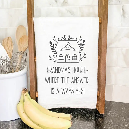 Cotton Tea Towel - Grandma's House