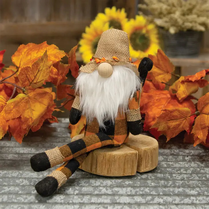 Fall Gnome with Crow