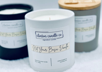 Not Your Basic Vanilla Candle